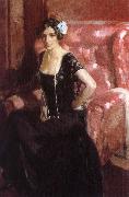 Joaquin Sorolla Evening dress of Andrei Aristide oil painting artist